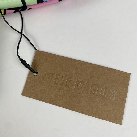 Steve‎ Madden Insulated Mini Lunch Tote Multi Color Zip Smiley Face Brand New - Picture 8 of 11